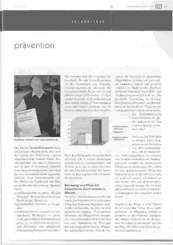 Vorschauseite 2: Prävention als Erfolgsindikator für qualitätsorientierte ambulante Betreuung und Pflege