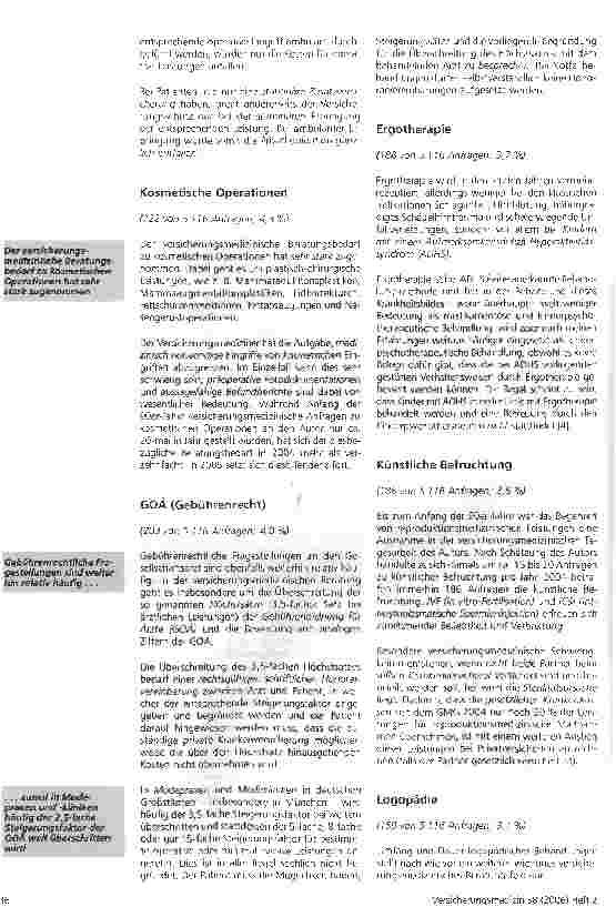 Vorschauseite 6: Versicherungsmedizinische Beratung durch den Gesellschaftsarzt in der PKV - eine quantitative Analyse