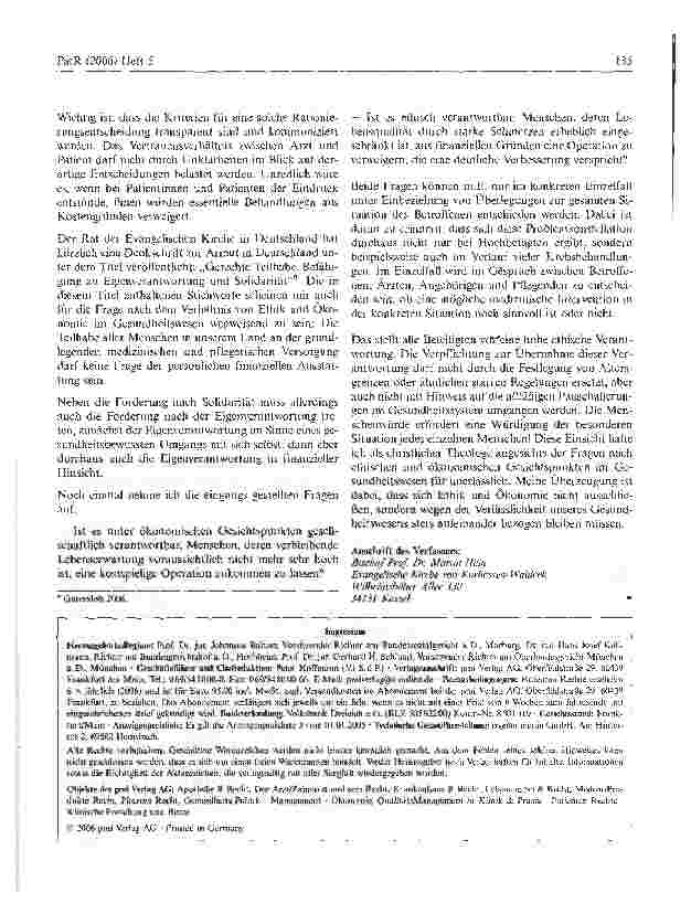 Vorschauseite 4: Ethik und Ökonomie - ein Widerspruch? *