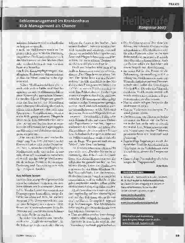 Vorschauseite 2: Transparenz statt Vertuschung