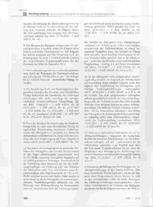 Vorschauseite 3: Zum Anspruch auf Vergütung nach dem Tarifvertrag für den öffentlichen Dienst (TVöD)