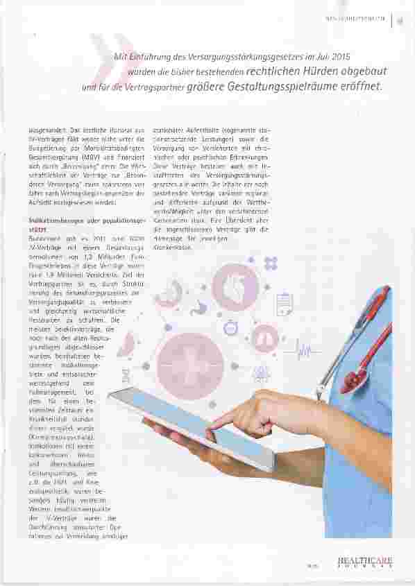 Vorschauseite 3: Die Integrierte Versorgung ist jetzt die Besondere Versorgung