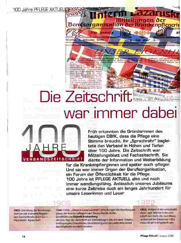 Vorschauseite 1: Die Zeitschrift war immer dabei