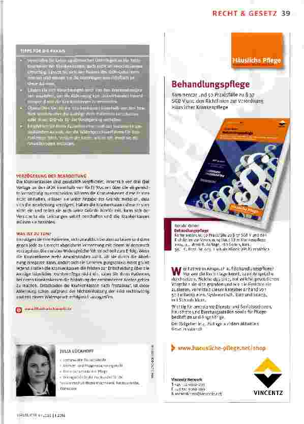 Vorschauseite 2: HKP: Mit Widerspruch zum Recht