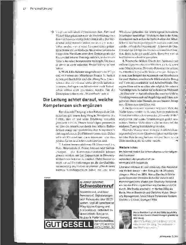 Vorschauseite 3: Diversity ManagementNutzen Sie die Vielfalt Ihrer Mitarbeiter