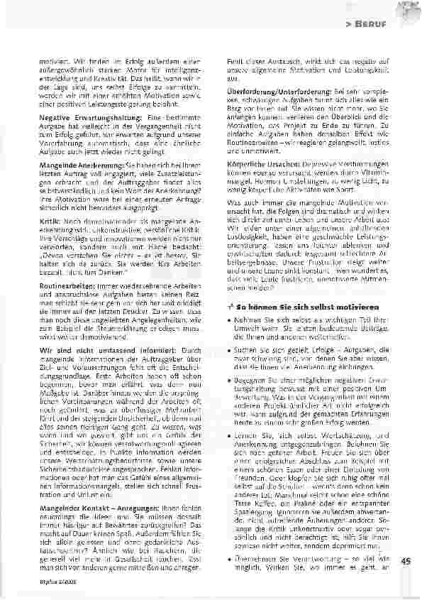 Vorschauseite 3: Wie finde ich wieder Spaß an der Arbeit?