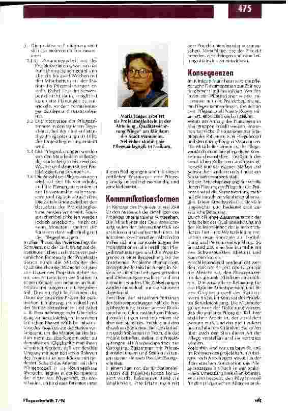Vorschauseite 3: Die Durchführung ist sehr zeitund personalintensiv