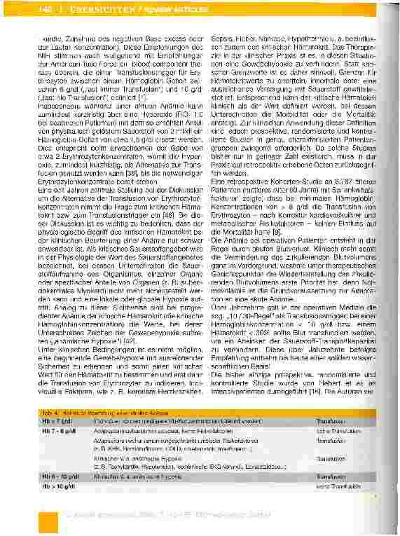 Vorschauseite 6: Risiken und Alternativen der Transfusion