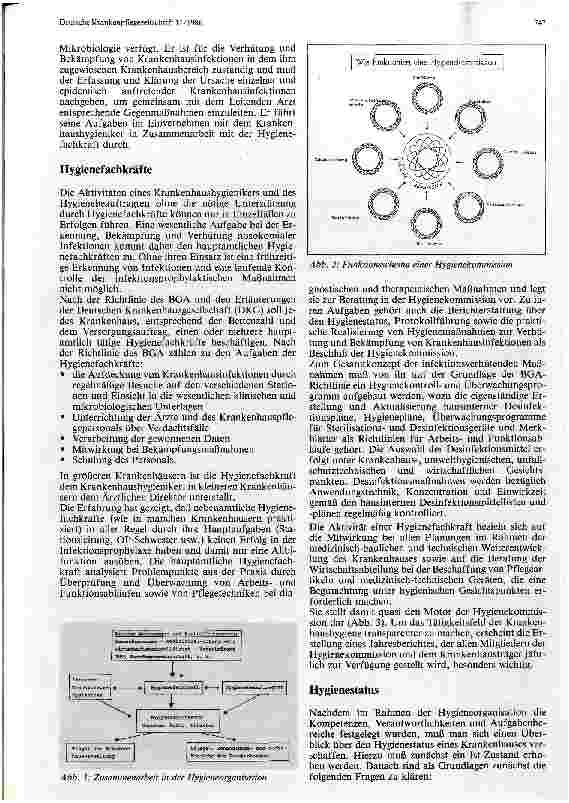 Vorschauseite 2: Organisation der Krankenhaushygiene