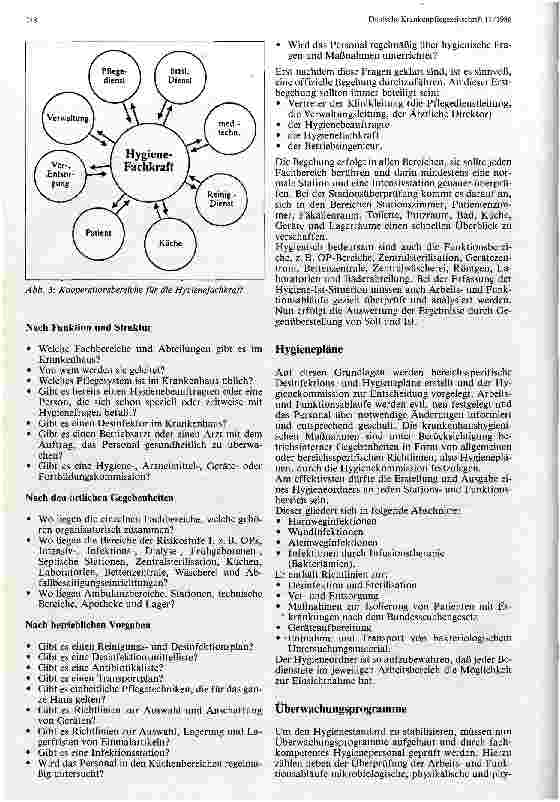 Vorschauseite 3: Organisation der Krankenhaushygiene