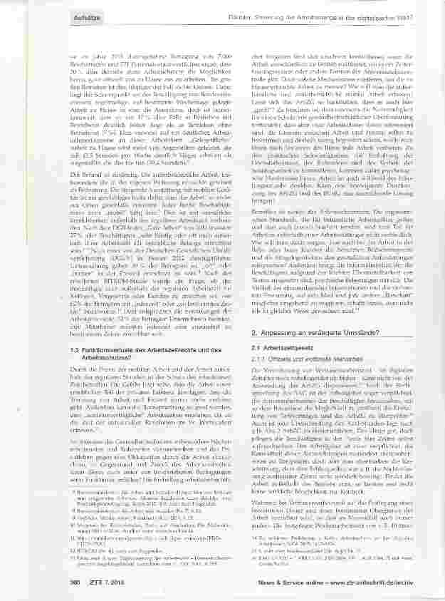 Vorschauseite 2: Steuerung der Arbeitsmenge in der digitalisierten Welt?