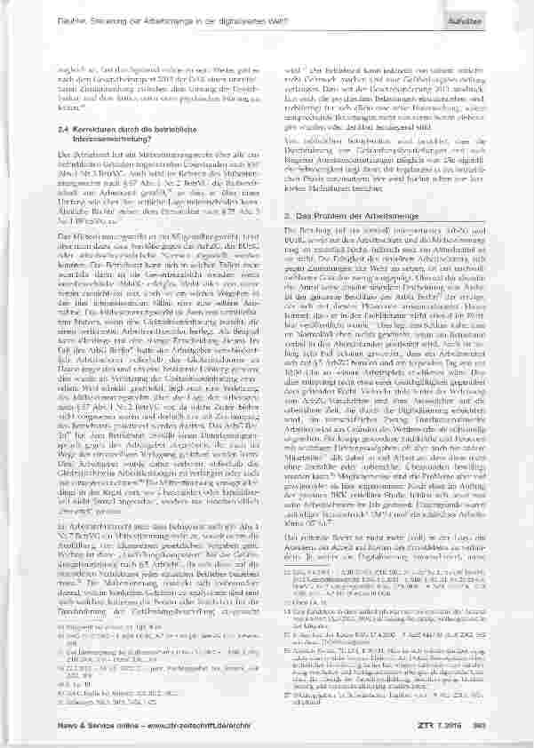 Vorschauseite 5: Steuerung der Arbeitsmenge in der digitalisierten Welt?