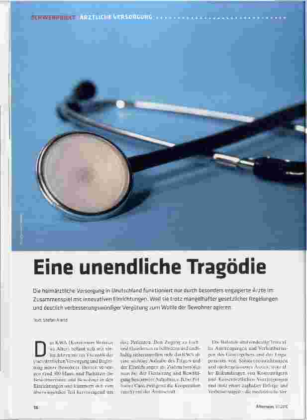 Vorschauseite 1: Eine unendliche Tragödie