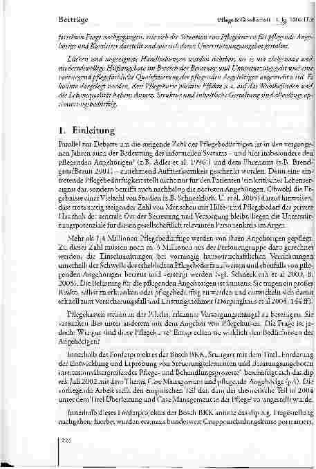 Vorschauseite 2: Evaluation von Pflegekursen: Stärken und Herausforderungen