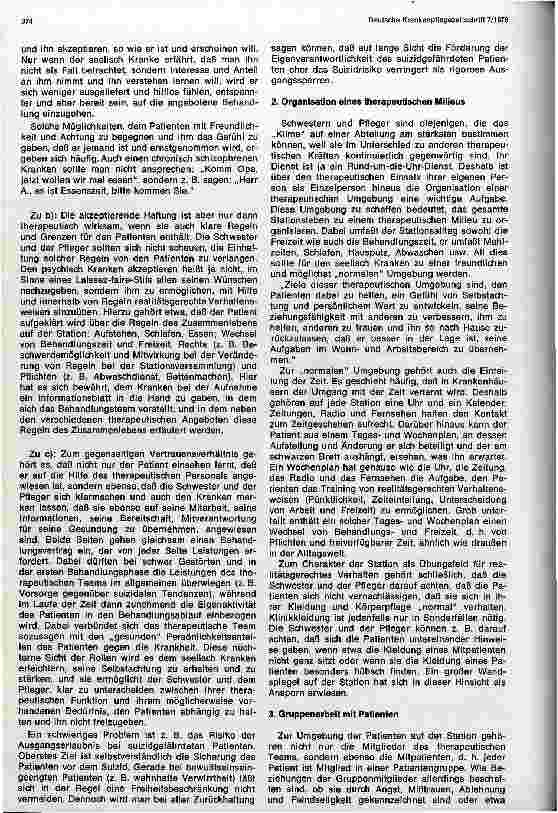 Vorschauseite 2: Vom Selbstverständnis der psychiatrischen Krankenschwester und des psychiatrischen Krankenpflegers