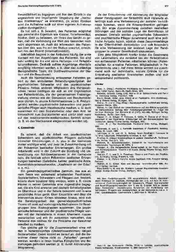 Vorschauseite 5: Vom Selbstverständnis der psychiatrischen Krankenschwester und des psychiatrischen Krankenpflegers