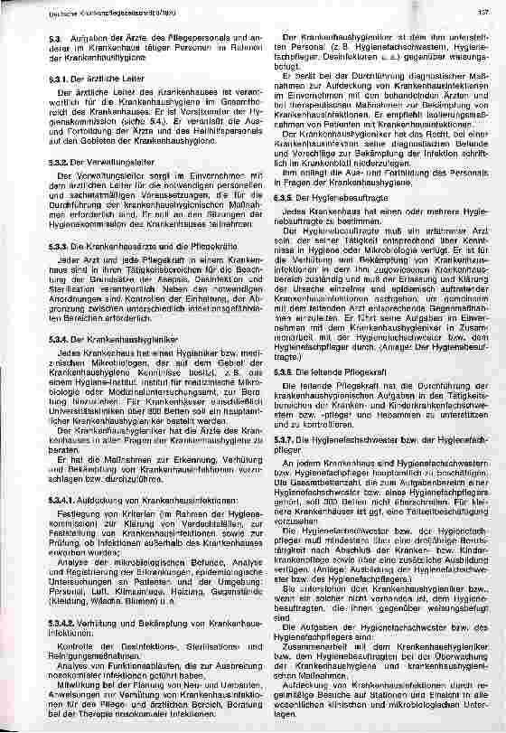 Vorschauseite 4: Richtlinien für die Erkennung, Verhütung und Bekämpfung von Krankenhausinfektionen