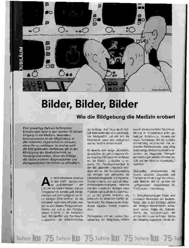Vorschauseite 1: Bilder, Bilder, BilderWie die Bildgebung die Medizin erobert