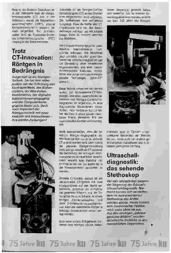 Vorschauseite 2: Bilder, Bilder, BilderWie die Bildgebung die Medizin erobert