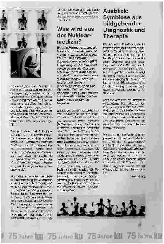 Vorschauseite 5: Bilder, Bilder, BilderWie die Bildgebung die Medizin erobert