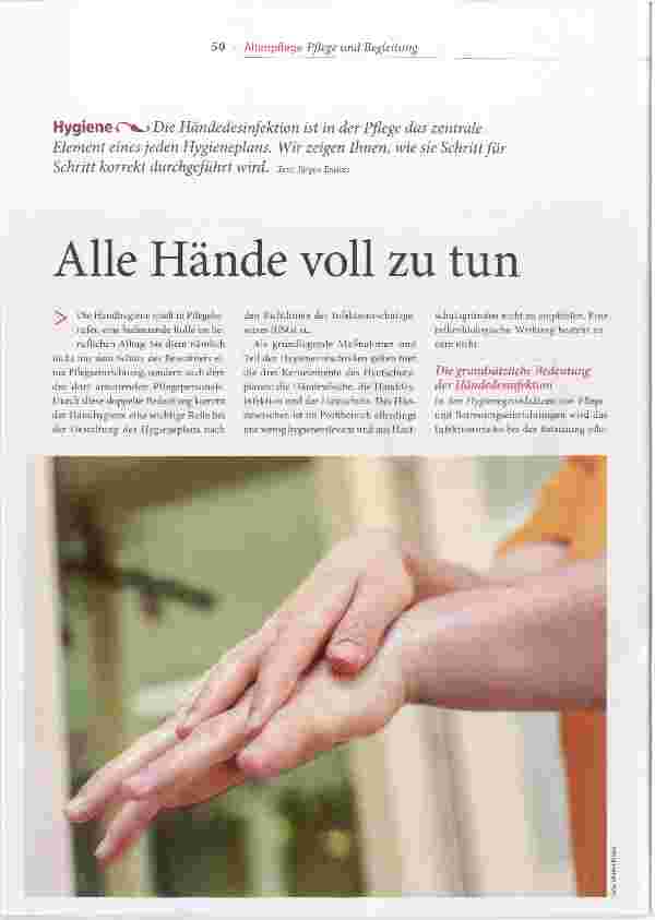 Vorschauseite 1: Alle Hände voll zu tun