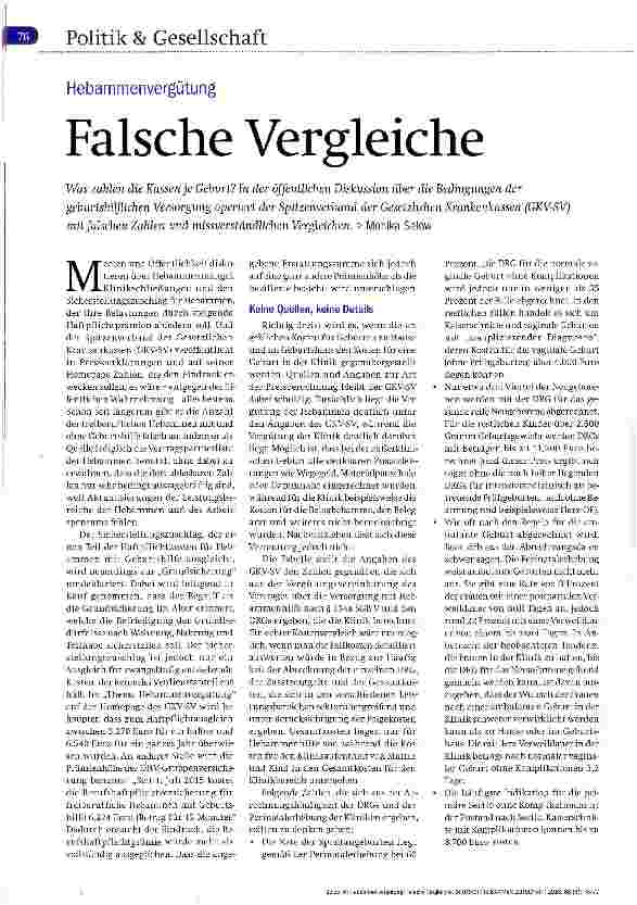 Vorschauseite 1: Falsche Vergleiche