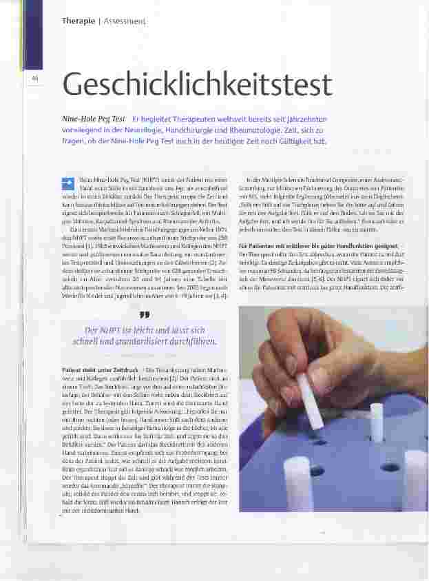 Vorschauseite 1: Geschicklichkeitstest