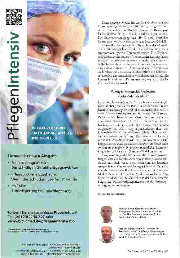 Vorschauseite 3: Patienten profitieren von Dreier-Gremium