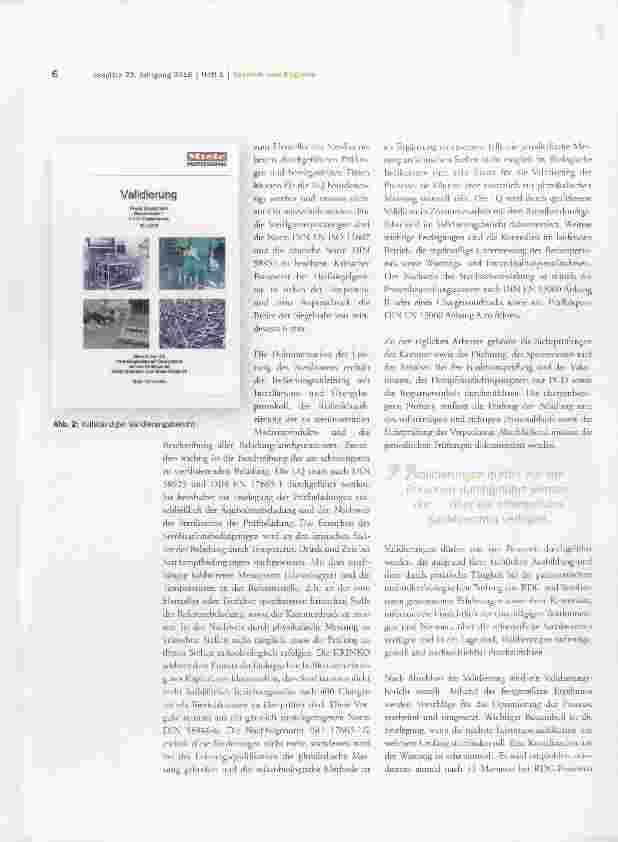Vorschauseite 3: Prozessvalidierung Anforderungen der Hygiene bei der Aufbereitung von Medizinprodukten in der Zahnarztpraxis