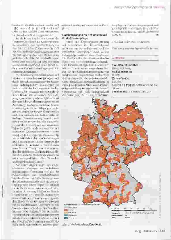 Vorschauseite 6: Fluchtzuwanderung und Pädiatrieversorgung - Anforderungen an die Infrastruktur und die Finanzierung der Kinderund Jugendmedizin in Deutschland (Teil 1)