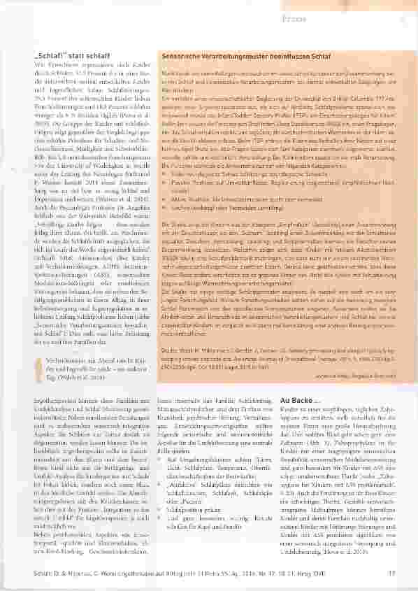 Vorschauseite 2: Wenn Ergotherapie auf Alltag trifft Forschen, wissen, machen (Teil 1)