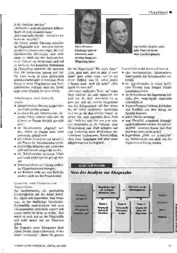 Vorschauseite 2: Wenn Schuh drückt Schulungen, Supervision, Coaching - womit lassen sich Probleme besser lösen?