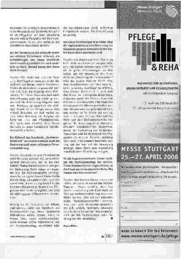 Vorschauseite 2: Das Problem:Inkontinenz ist immer noch einTabuthema!