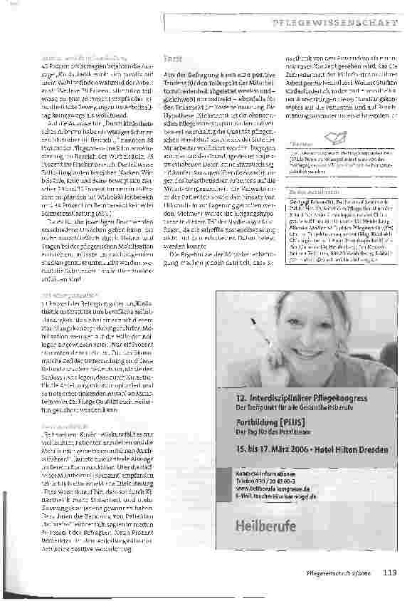 Vorschauseite 4: Kinästhetik - ein ökonomisches Pflegekonzept? Mitarbeiter bewerten die Einführung positiv