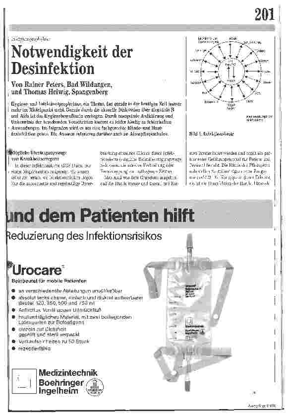 Vorschauseite 1: Notwendigkeit der Desinfektion