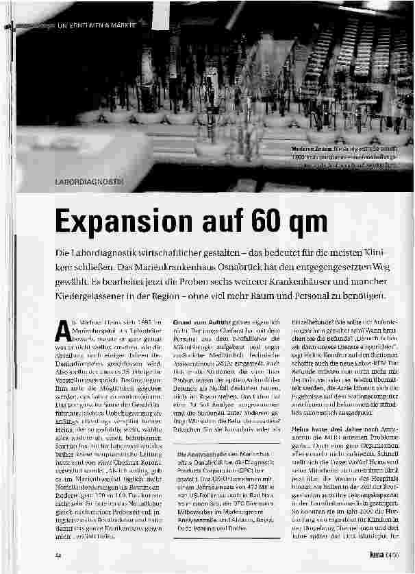 Vorschauseite 1: Expansion auf 60 qm