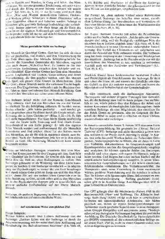 Vorschauseite 2: Psychotherapeutische Methoden - Hilfe für die Seelsorge in der Krankenpflege?
