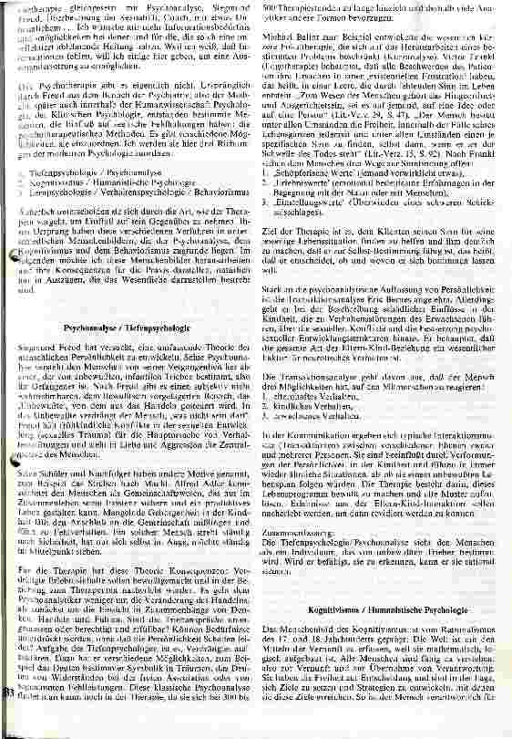 Vorschauseite 4: Psychotherapeutische Methoden - Hilfe für die Seelsorge in der Krankenpflege?