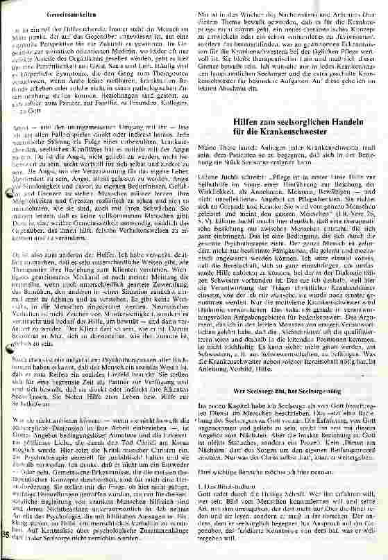 Vorschauseite 6: Psychotherapeutische Methoden - Hilfe für die Seelsorge in der Krankenpflege?
