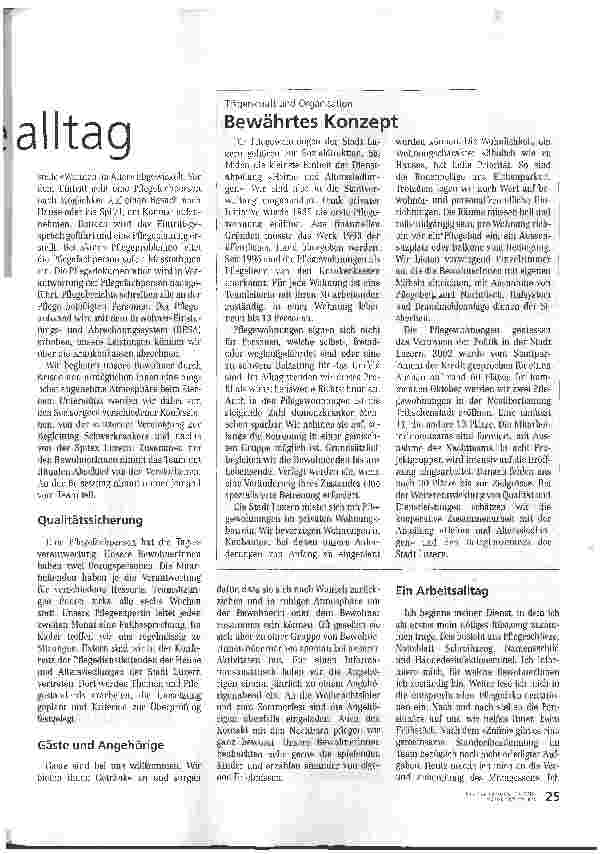 Vorschauseite 2: Der etwas andere Pflegealltag