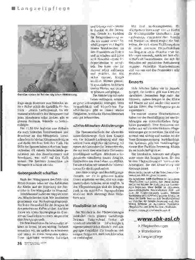Vorschauseite 3: Der etwas andere Pflegealltag