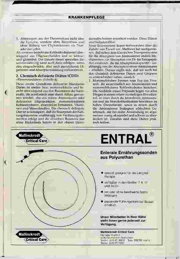 Vorschauseite 4: Aufbau enteraler Diäten