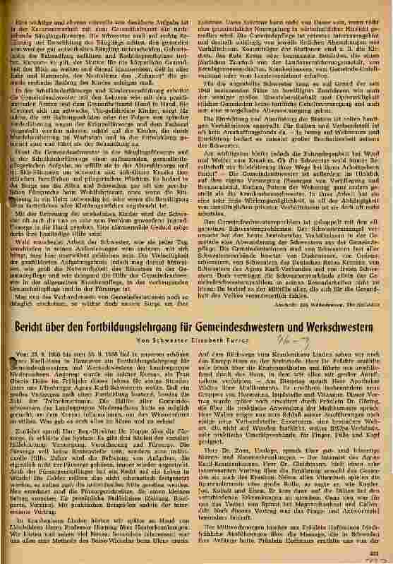 Vorschauseite 2: Die Gemeindepflege - eine Aufgabe