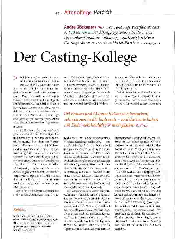 Vorschauseite 1: Der Casting-Kollege