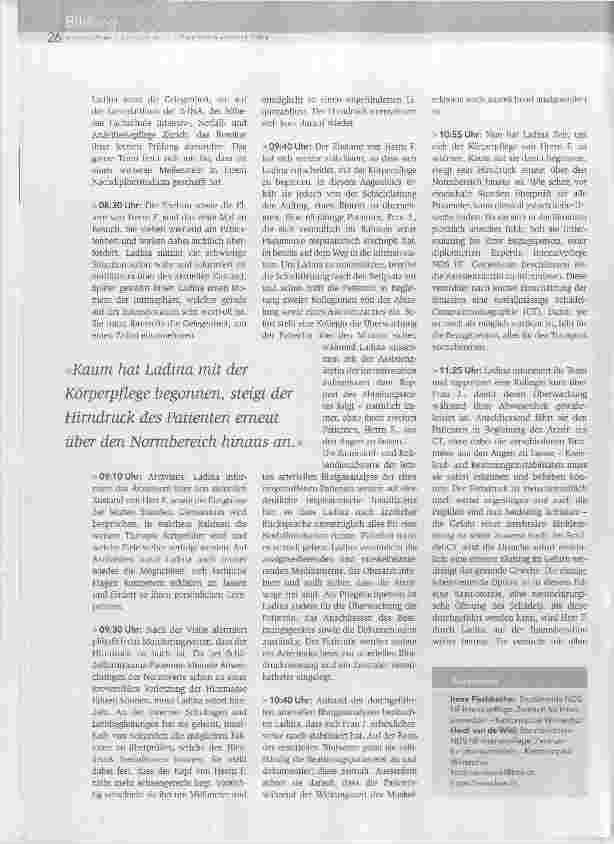 Vorschauseite 2: Hautnah am Puls der Patienten