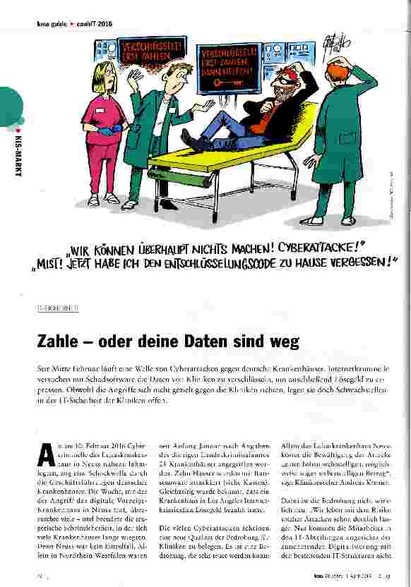Vorschauseite 1: Zahle - oder deine Daten sind weg