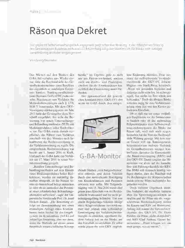 Vorschauseite 1: Räson qua Dekret