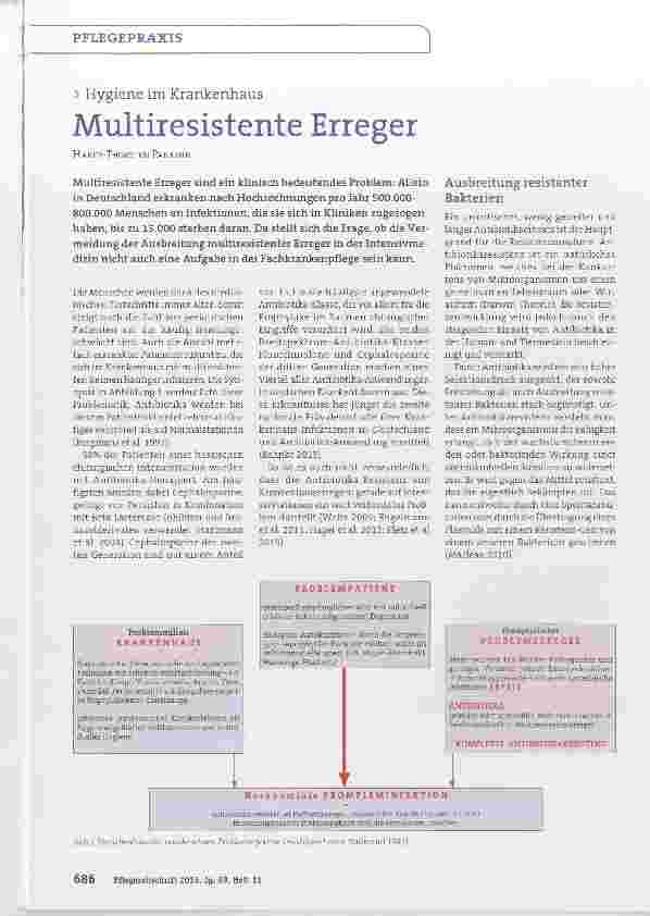 Vorschauseite 1: Multiresistente Erreger