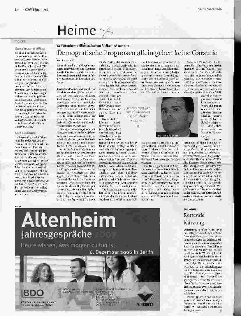 Vorschauseite 1: Demografische Prognosen allein geben keine Garantie