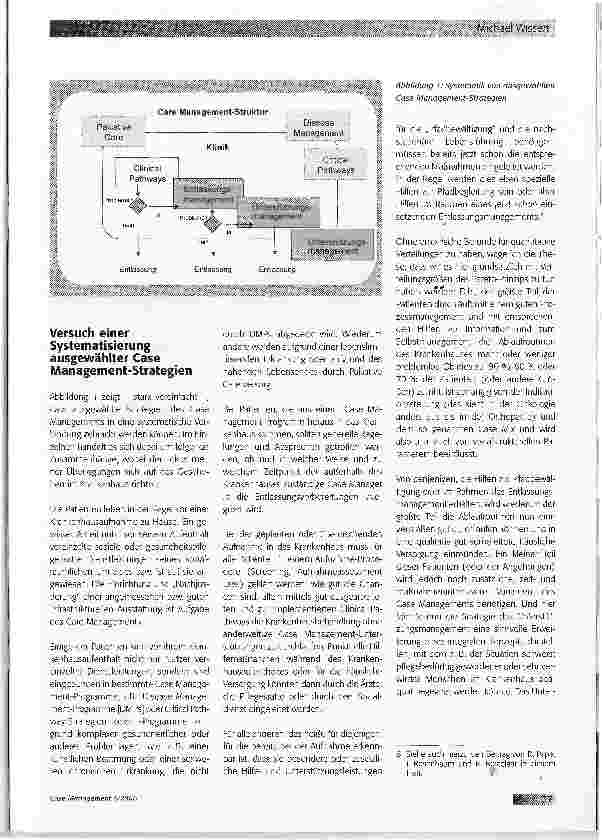 Vorschauseite 3: Clinical Pathways - Entlassungsmanagement Unterstützungsmanagement